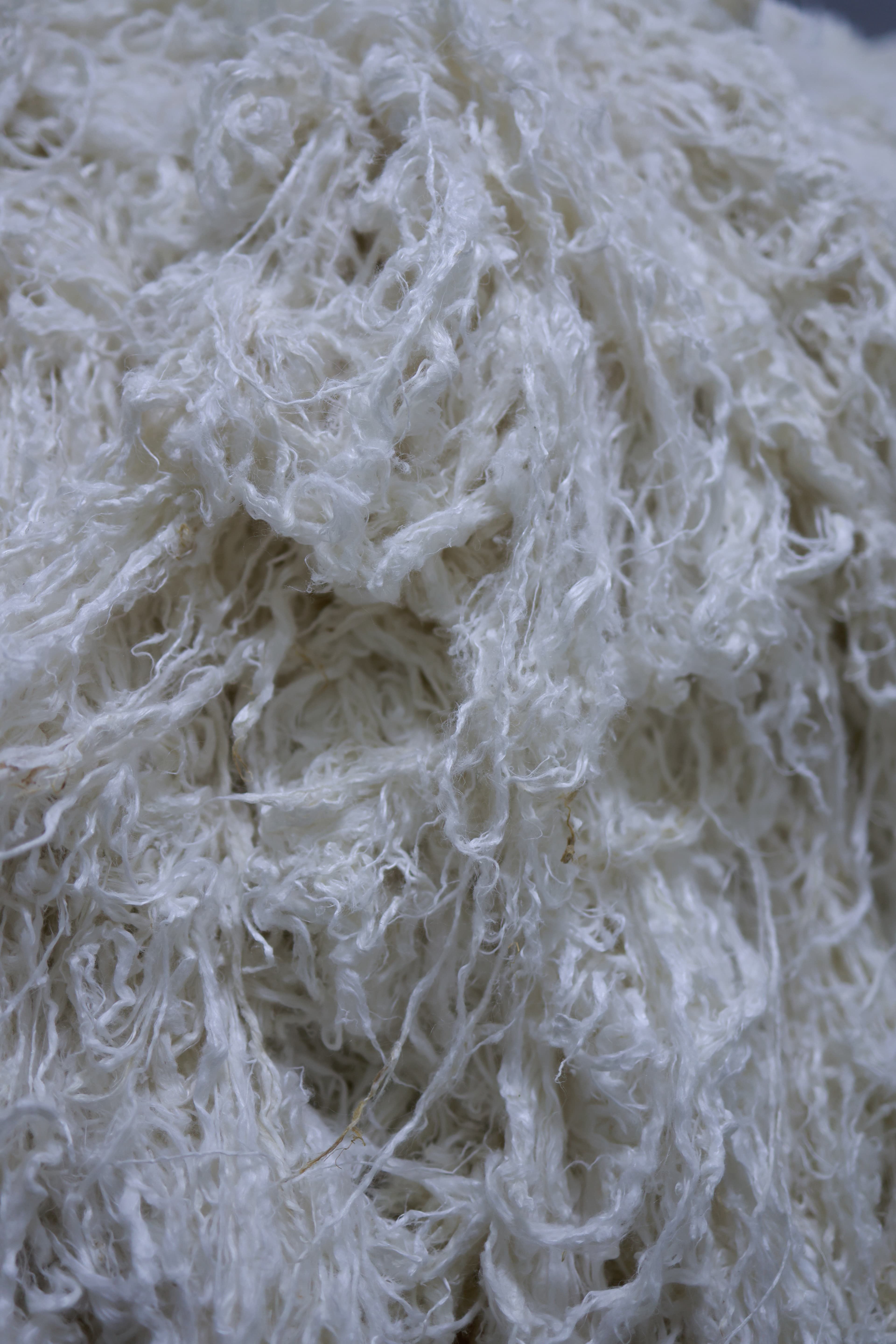 Degummed ramie fiber